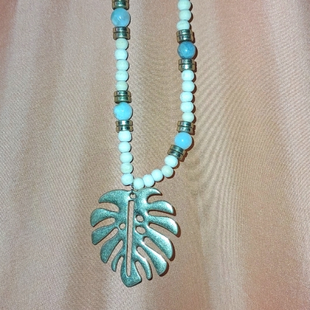 Necklace and earrings